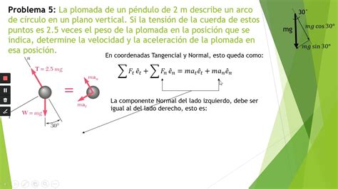 Cinemática De Partículas Aplicación De La Segunda Ley De Newton Youtube