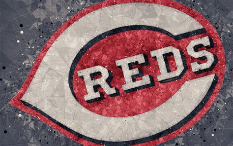 Download Cincinnati Reds Logo In Gray Wallpaper | Wallpapers.com