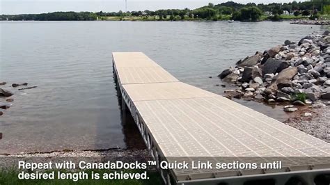 At richardson docks we offer an exclusive do it yourself dock kit. CanadaDocks™ Do-it-Yourself Quick Link Kit - YouTube