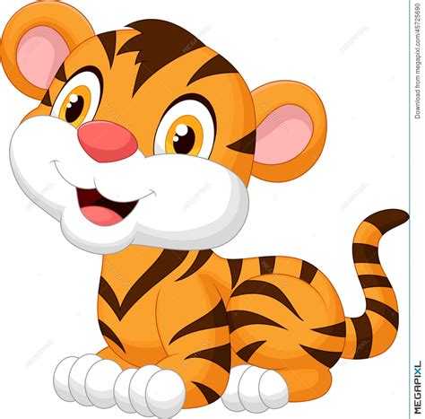 Cute Baby Tiger Clipart At Getdrawings Free Download