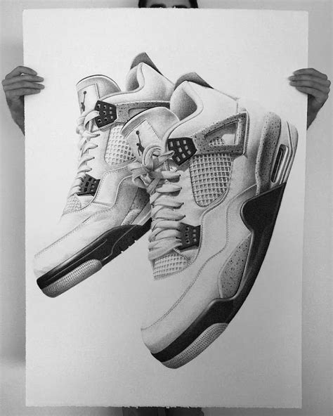 Drawing Air Jordan5 Shoes Wallpaper Witchy Wallpaper Pop Art