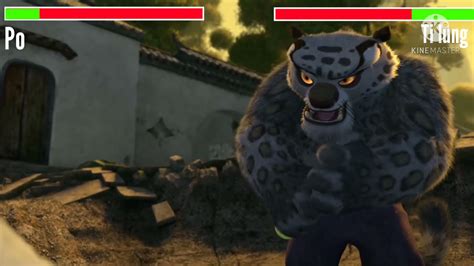 Po Vs Tai Lung Final Battle With Healthbars 1/2 (Kung Fu Panda 2008