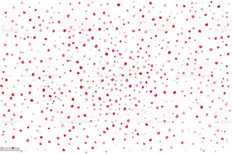 Heart Background For Valentines Day Red And Pink Hearts On ...