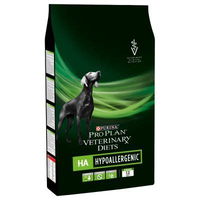 Purina hypoallergenic diet ensures that complete and balanced nutrition is provided to assist in the growth of puppies, and also as a healthy maintenance. Purina Pro Plan HA Hypoallergenic Veterinary Diets