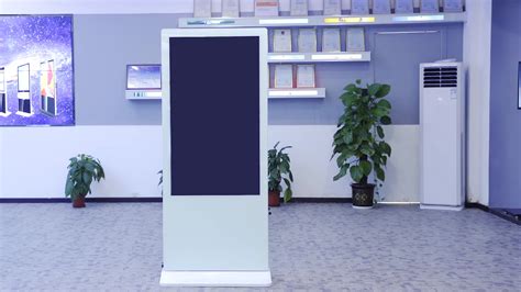 43 Inch Dual Screen Digital Signage Double Sided Touch Monitor Vertical