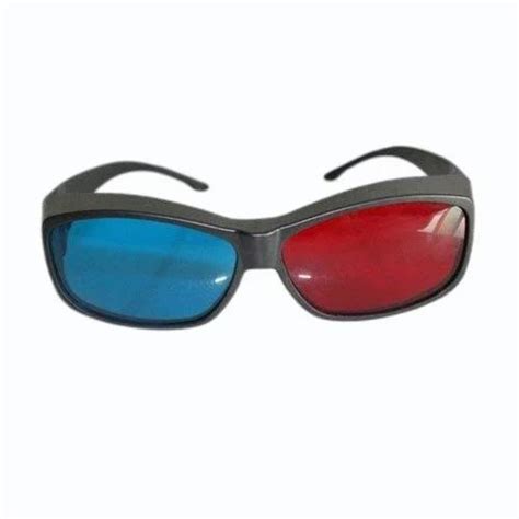 Black Plastic Frame Red Cyan 3d Glasses At Rs 80 Piece In New Delhi Id 21013340988