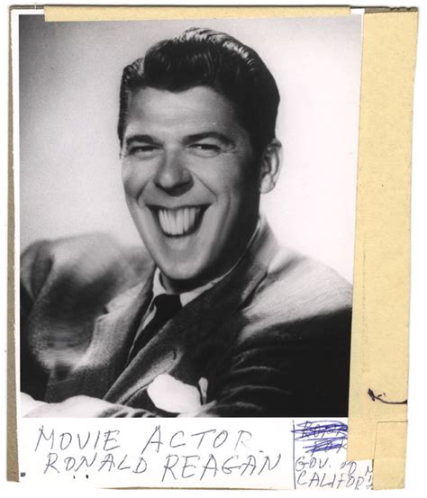 Movie Actor Ronald Reagan Gov Of California International Center Of