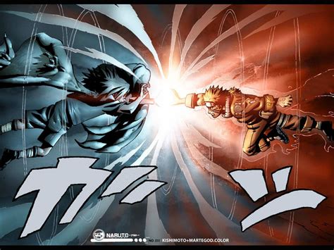 Naruto Vs Sasuke Rasengan Vs Chidori Wallpaper