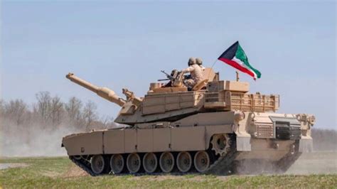 Kuwait Receives First Us Made M1a2k Abrams Main Battle Tank Defense Here