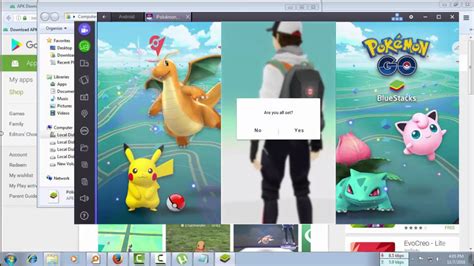 The game is available for both android and ios. Pokemon GO for PC with Bluestacks TUTORIAL - YouTube