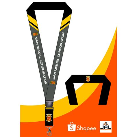 San Miguel Corp Id Lace Design Id Lanyard Id Sling Shopee Philippines