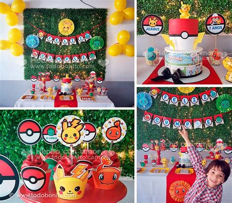 Kits Imprimibles Pokémon Cumpleaños De Pokemon Fiesta De Cumpleaños