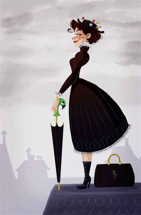Mary Poppins By Susker Art For Sketchdailies Disney Artwork Disney