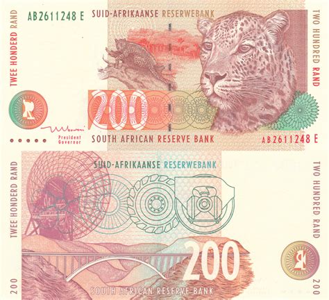 Banknote World Educational South Africa 200 Rand South Africas