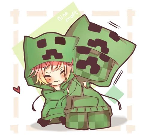 Anime Creeper Fan Art Minecraft Amino