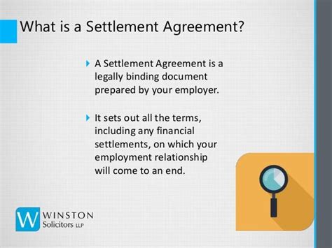 Understanding Settlement Agreements