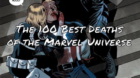 The 100 Best Deaths In The Marvel Universe Youtube
