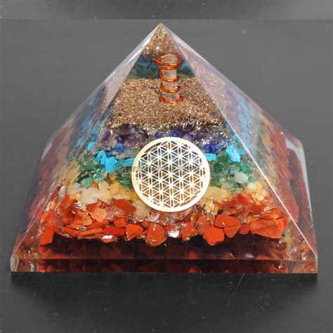 Wholesaler Of Seven Chakra Healing Orgonite Pyramids