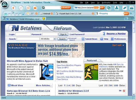 Netscape Navigator Web Browsers