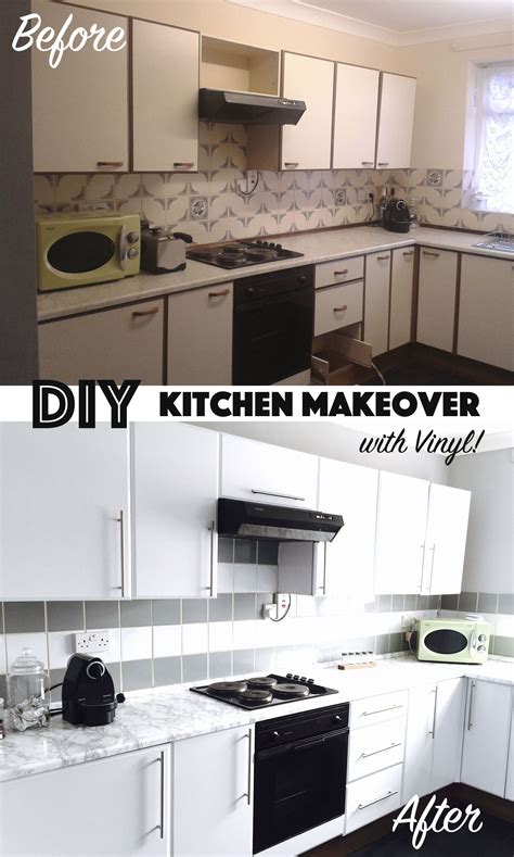 Budget Friendly Diy Kitchen Makeover It´s Vinyl Cheap Fast And
