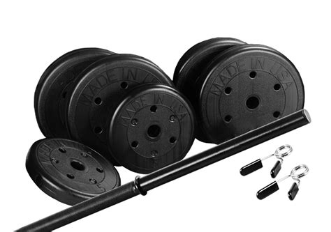 Us Weight 55 Lb Weight Set With 54 Inch Bar Clips And Weight Plates
