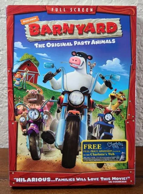Barnyard The Original Party Animals Dvd 2006 Nickelodeon Full