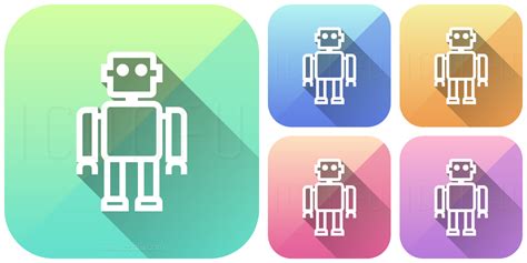 Robot Icon App Style Iconfu