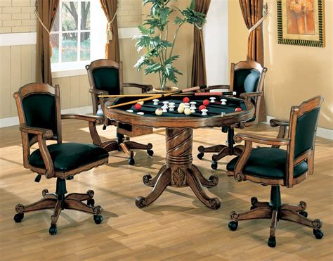Coaster Multi Purpose Dining Table With 4 Game Chairs 165900 Game
