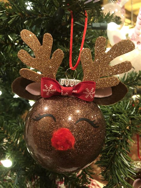 Reindeer Ornament in 2020  Christmas ornaments homemade, Christmas