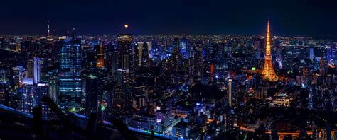 Made for 5120x1440 works ok with with smaller stuff < > 日本东京城市夜景带鱼屏壁纸_图片编号102702-壁纸网