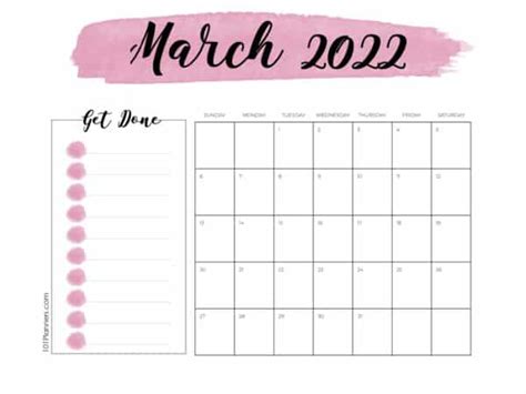 Free Printable March 2023 Calendar Customize Online