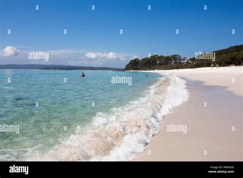 Chinamans Beach In Jervis Bay New South Walesaustralia Stock Photo