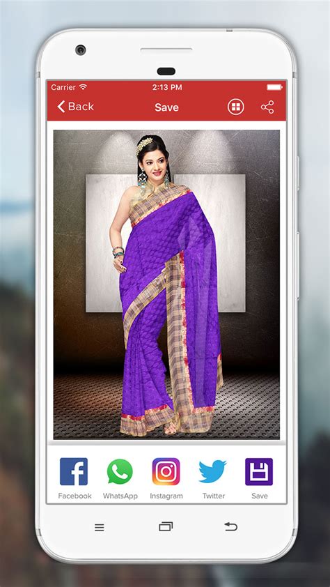Women Saree Photo Montageappstore For Android