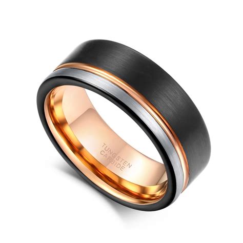 Interestingly enough, tungsten carbide was first used as a jewelry accessory with rado in the 1960's. Brushed Tungsten Carbide Wedding Band - Find U Rings ...