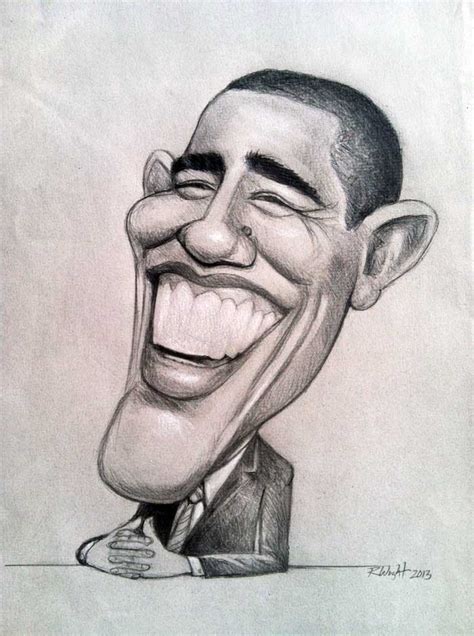 Celebrity Pencil Caricatures