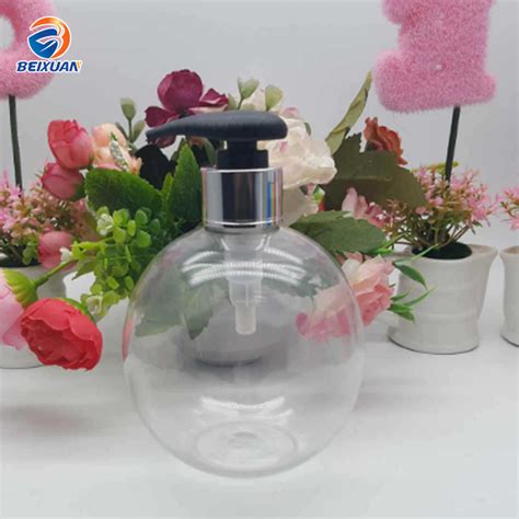 Round ball shape shampoo shower gel hand sanitizer bottles
