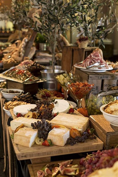 Party brunch big buffet table setting with food meat vegetables. Tips for Looking Your Best on Your Wedding Day - LUXEBC ...