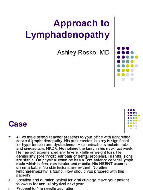 Approach To Lymphadenopathy Lymphatic System Lymph Node