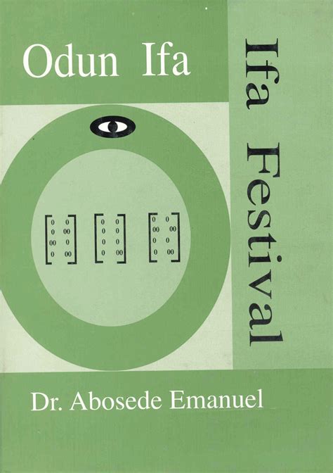 Odun Ifa Ifa Festival Limp Cover West African Book Publishers Limited