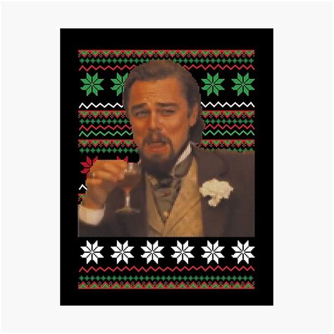 Leonardo Dicaprio Christmas Meme Photographic Print For Sale By