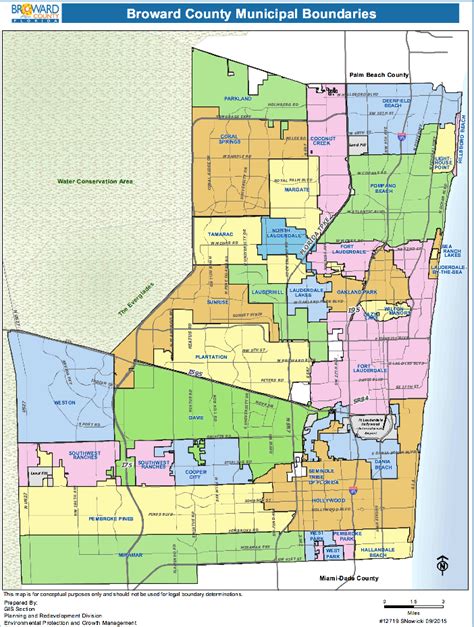 35 Broward County Cities Map Maps Database Source