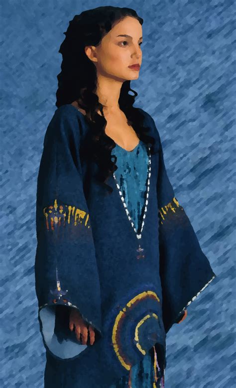 Padme Amidala Skywalker Tatooine Blue Dress By Simverse On Deviantart