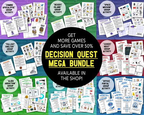 Decision Quest Covert Heist Group Communication And Decision Etsy