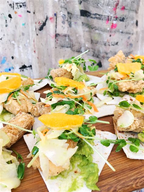 Maybe you would like to learn more about one of these? Baja Fish Taco Canapes | Baja fish tacos, Fish tacos, Canapes