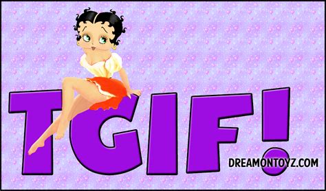 Click On Picture For Largest View Happy Friday Betty Boop Graphics