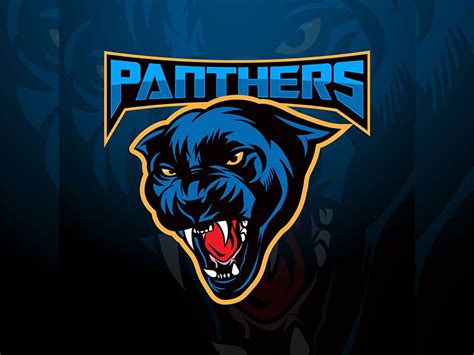Panther Head Logo Panthers Clipart Clipground Polish Your