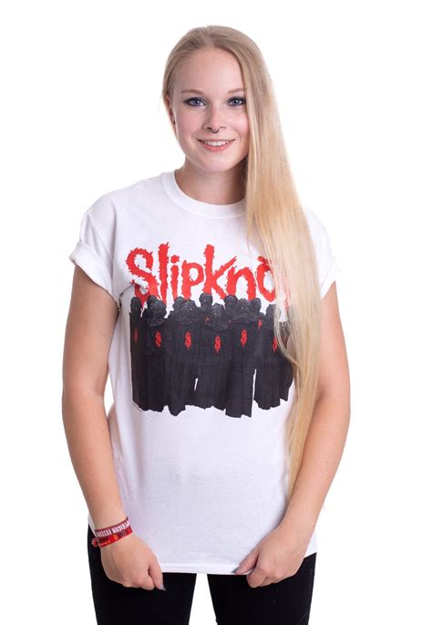 Slipknot Wanyk Black Figures White T Shirt Impericon De