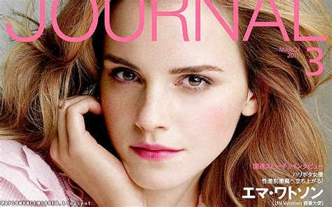 Emma Watson Updates Emma Watson Covers English Journal Japan March
