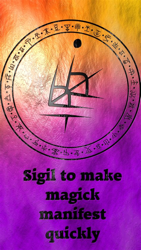 Sigil To Make Magick Manifest Quickly Sigil Magic Magick Symbols Sigil