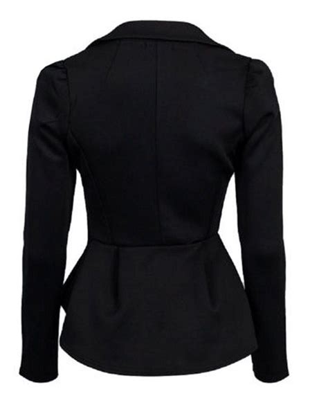 Neue Damen Plus Größe Taille Rüschen Blazer Jacke 36 52 Ebay